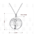 Fancy (SISSYGIRLS) 925 Sterling Silver Tree Of Life Pendant Imported Filled Jewellery