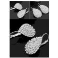 Dazzling Bridal Crystals Imported Dangling Earrings