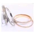 Gorgeous 6mm Imported 2 Gold or 2 Silver Glitter Tone Bangles