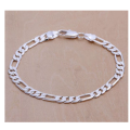 Sparkling Unisex 7mm 925 Sterling Silver Bracelet Imported Filled Jewellery