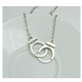 Attractive Handcuffs Choker Pendant with Neck Chain Imported Jewellery