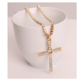 Stylish Sim Diamonds  Unisex  Cross with Matching Neck Chain