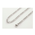 Quality Figaro Unisex 316L Stainless Steel 4mm Imported Neck Chain
