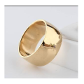 CLASSIC 316L Gold Wedding Solid 316L Stainless Steel UNISEX Imported Ring