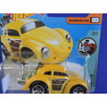 Hot Wheels Volkswagen VW Beetle Tooned Yellow..