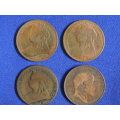 1899 - 1902 Boer War CartWheel Penny collection..