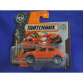 Matchbox FIAT 500 X (Orange with roof rack) like Hot Wheels..