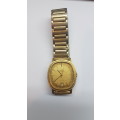 Omega De Ville Mens Automatic Watch with Date. Gold plated.