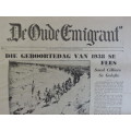 Vintage Tabloid De Oude Emigrant Newspaper (Issue 1-4) Voortrekker Africana.BOERE KOERANT