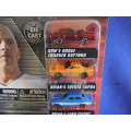 Jada Fast and Furious Nano models Dodge Charger, Toyota Supra and Ford Escort not Hot wheels
