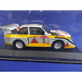 AUDI Quattro Sport E2  Geistdorfer and Rohrl  Sanremo racing 1985 rally 1:43..