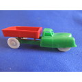 South African plastic toy truck. Not Dinky Corgi Matchbox or Hot Wheel (Green cab Red bin)