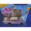 Hot Wheels CHEVY CHEVROLET BEL-AIR GASSER ( Purple ) #CHEVY BLOW OUT SALE #