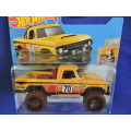 Hot Wheels DODGE Power Wagon Pick up ( Yellow 70 )  like Ford