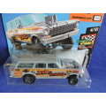 Hot Wheels CHEVY CHEVROLET Nova Wagon Gasser (Jerry Rigged Grey) # CHEVY BLOW OUT SALE #