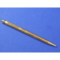 Shaeffer White Dot Imperial Brass ball point pen Metal Cased with valvet bag.