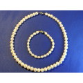 PEARL Necklace with matching Bracelet