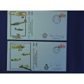 SAAF Military Cover Card 29a and 29b  Airforce Signed   Limited numbers    # SIMPLY STAMPS #..