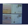 SAAF Military Cover Card 31 and 32  Airforce Signed   Limited numbers    # SIMPLY STAMPS #..