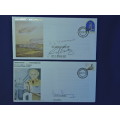SAAF Military Cover Card 33 and 34  Airforce Signed   Limited numbers    # SIMPLY STAMPS #..
