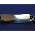 Silver plated I.D Bracelet 21cm in length.
