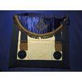 MASONIC bullion wire Master Mason Apron. Scottish Constitution Free Mason Item