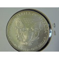 2007 USA LIBERTY 1 oz Fine Silver $1 One Dollar Coin  American Eagle  Like silver Krugerrand.