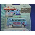 Majorette Volkswagen VW  T1 Kombi with TIN ( Love, Peace & Music ) The Originals