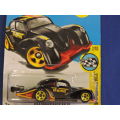Hot Wheels Volkswagen VW Beetle ( Black Kafer Racer ) MOMO Long Card