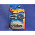 Hot Wheels Ferrari 550 Maranello ( Black with flames HEAT 4/5 )  Long Card