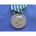 BRONZE FASCIST ITALIAN MEDAL COLONIAL WAR 1936 AFRICA ETHIOPIA   D46