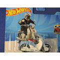 Hot Wheels HONDA Super Cub scooter motorbike motorcycle ( Powder Blue )