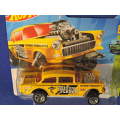 Hot Wheels 55 CHEVY BEL-AIR Gasser ( Yellow Tri Five Terror ) # CHEVY BLOW OUT SALE #