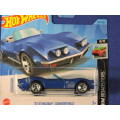 Hot Wheels Chevy Chevrolet CORVETTE STINGRAY Convertible ( Blue ) # CHEVY BLOW OUT SALE #