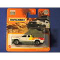 Matchbox TOYOTA Tacoma Truck ( White ) with camping canopy  Like Hot Wheels