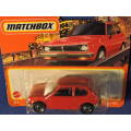 Matchbox Honda CVCC ( Red )  Like Hot Wheels