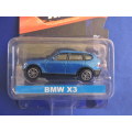 Adventure Wheels BMW X3 ( Blue ) like Hot Wheels & Matchbox