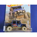 Hot Wheels Land Rover Defender Double Cab ( Blue  #015 )