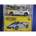 Matchbox 22 Chevy Chevrolet Corvette Mint in Box ( White ) CHEV BLOW OUT SALE  Like Hot Wheels
