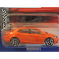 Majorette TOYOTA Corolla  ( Orange ) like Hot Wheels