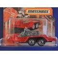 Matchbox MBX Motorcycle Trailer   ( Red ) Like Hot Wheels.