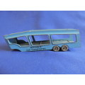 Matchbox Car Transporter Trailer #2  Lesney ( Blue ) like Hot Wheels