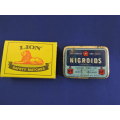 Vintage NIGROIDS Tin Blik, for throat and voice