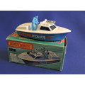 Matchbox NEW 52 POLICE LAUNCH Boat Mint in Box  Like Hot Wheels