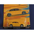 Hot Wheels AUDI S4 Quattro ( Yellow ) Car Culture full metal with Real Riders