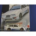 Hot Wheels Ford Sierra Cosworth ( White ) Premium Car Culture Full metal & Real Riders.