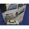 Hot Wheels Ford Sierra Cosworth ( White ) Premium Car Culture Full metal & Real Riders.