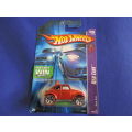 Hot Wheels VOLKSWAGEN VW Beetle Baja Bug ( Bronze/Red  ) with HW flame. Full metal model