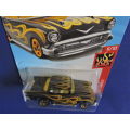 Hot Wheels 57 Chevy Chevrolet ( Black with flames ) Awesome looking model