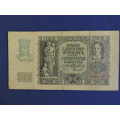 POLISH Bank Note 1940 Poland 20 Zlotych